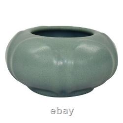 Rookwood Art Pottery 1923 Arts and Crafts Matte Blue Green Ceramic Vase 2385