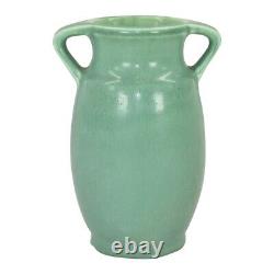 Rookwood Art Pottery 1929 Vintage Arts And Crafts Matte Green Ceramic Vase 2557