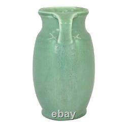 Rookwood Art Pottery 1929 Vintage Arts And Crafts Matte Green Ceramic Vase 2557