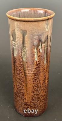 Rookwood Art Pottery 1932 Glaze Effect 8 t Vase Arts Crafts Unusual JDW Thrown