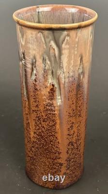 Rookwood Art Pottery 1932 Glaze Effect 8 t Vase Arts Crafts Unusual JDW Thrown