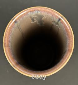 Rookwood Art Pottery 1932 Glaze Effect 8 t Vase Arts Crafts Unusual JDW Thrown