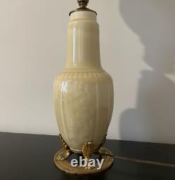 Rookwood Art Pottery 1940s Mid Century Mod Arts and Crafts Lamp Vase 6811 Deco