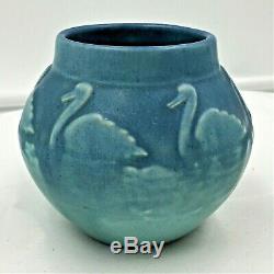 Rookwood Art Pottery Arts & Crafts Swans Vase 1921 #2097