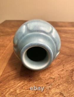 Rookwood Art Pottery Mid-century Mission Arts & Crafts Blue Vase 1928 Pristine