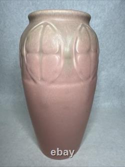 Rookwood Art Pottery Vase 1923 Geometric Design 9 Drip Glaze Arts & Crafts C30 Rookwood Art Pottery Vase 1923 Geometric Design 9 Drip Glaze Arts & Crafts C30