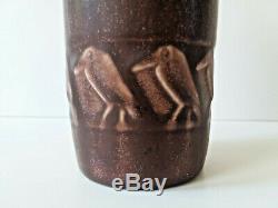 Rookwood Arts & Crafts Art Pottery 1922 Buttress Rooks Birds Vase # 1815 Purple
