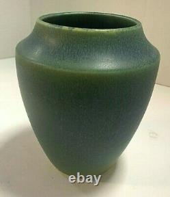 Rookwood Arts & Crafts Matte Green & Blue Pottery Vase Shape 1780 Dated 1927