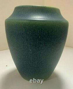Rookwood Arts & Crafts Matte Green & Blue Pottery Vase Shape 1780 Dated 1927