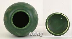 Rookwood Arts & Crafts Matte Green Lidded Jar Cecil Duell 1907