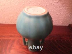 Rookwood Arts & Crafts Pottery Cincinnati, Matte Turquoise Two-Handled Urn 1934