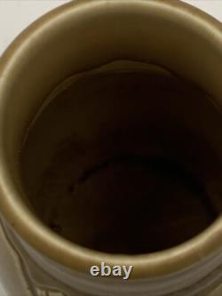 Rookwood Arts Crafts Vase XIX 1919 #1825 Brown Tan Geometric Design