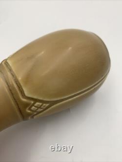 Rookwood Arts Crafts Vase XIX 1919 #1825 Brown Tan Geometric Design