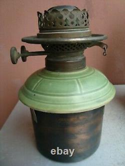 Rookwood Arts & Crafts Z-Line 15 Incised Factory Oil Lamp 1901 Wm P McDonald