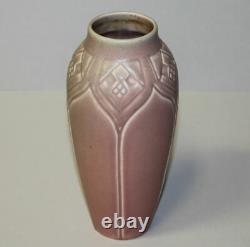 Rookwood Arts and Crafts Pottery Mauve Tall Vase Dated 1924