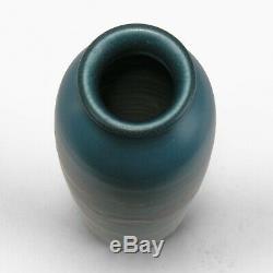 Rookwood Pottery 10 blue green wax matte red poppy vase 1926 Arts & Crafts SEC