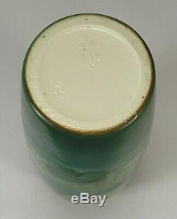 Rookwood Pottery 12+ ED waterlily scenic matte vellum blue green arts & crafts