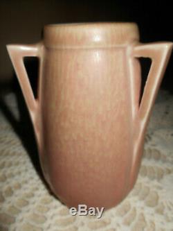 Rookwood Pottery 1927 Pink 3 Handle Arts and Crafts Vase #2330