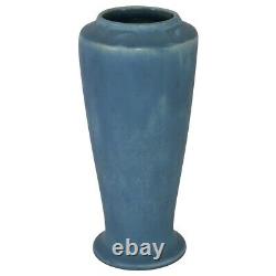 Rookwood Pottery 1929 Matte Blue Arts And Crafts Vase 2112