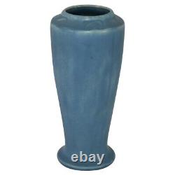 Rookwood Pottery 1929 Matte Blue Arts And Crafts Vase 2112