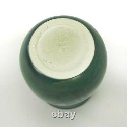 Rookwood Pottery 4.5 S. E. Coyne scenic matte vellum blue green arts & crafts