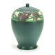 Rookwood Pottery 7 3/4 Sec Matte Vellum Gray Floral Cov'd Jar Arts & Crafts
