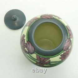Rookwood Pottery 7 3/4 SEC matte vellum gray floral cov'd jar arts & crafts