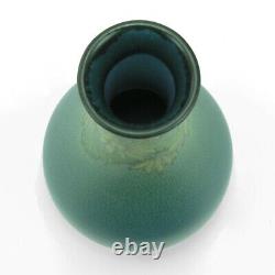 Rookwood Pottery 7.5 LNL wax matte green blue yellow daisys vase arts & crafts