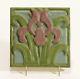 Rookwood Pottery Architectural Faience Tile Arts & Crafts Art Deco Stylized Iris