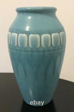 Rookwood Pottery Arts & Crafts Matte Blue Vase 6.5