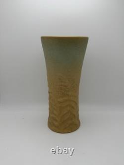 Rookwood Pottery Arts and Crafts Fern Vase Yellow Green Mold 1374 From 1915