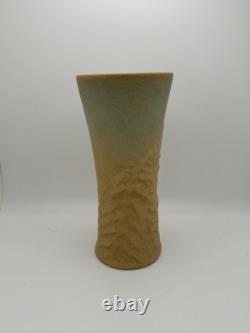 Rookwood Pottery Arts and Crafts Fern Vase Yellow Green Mold 1374 From 1915