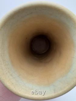Rookwood Pottery Arts and Crafts Fern Vase Yellow Green Mold 1374 From 1915