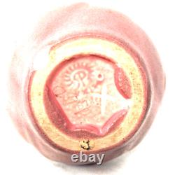 Rookwood Pottery Bud Vase Matte Pink Glaze Arts Crafts Cincinnati USA