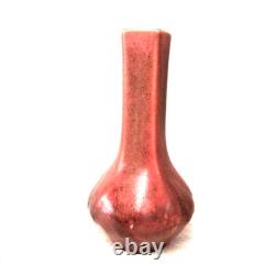 Rookwood Pottery Bud Vase Matte Pink Glaze Arts Crafts Cincinnati USA
