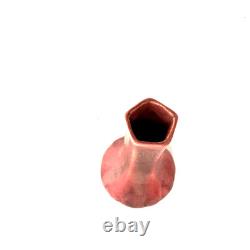 Rookwood Pottery Bud Vase Matte Pink Glaze Arts Crafts Cincinnati USA