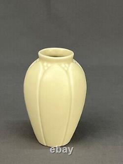 Rookwood Pottery Cream Glaze Arts & Crafts 5 Vase Form #2088, c. 1937