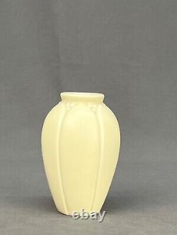 Rookwood Pottery Cream Glaze Arts & Crafts 5 Vase Form #2088, c. 1937