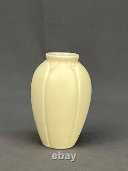 Rookwood Pottery Cream Glaze Arts & Crafts 5 Vase Form #2088, c. 1937