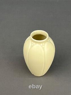Rookwood Pottery Cream Glaze Arts & Crafts 5 Vase Form #2088, c. 1937