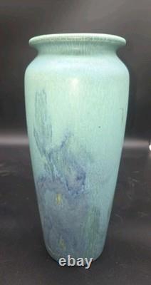 Rookwood Pottery Double Vellum Vase Sally Coyne 1930 Iris Arts Crafts Matte