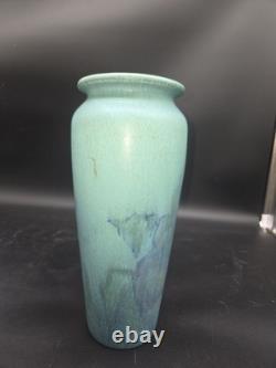 Rookwood Pottery Double Vellum Vase Sally Coyne 1930 Iris Arts Crafts Matte