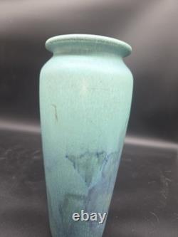 Rookwood Pottery Double Vellum Vase Sally Coyne 1930 Iris Arts Crafts Matte