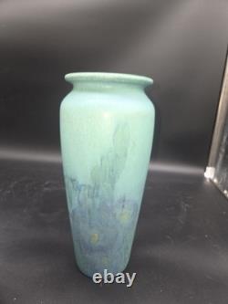Rookwood Pottery Double Vellum Vase Sally Coyne 1930 Iris Arts Crafts Matte