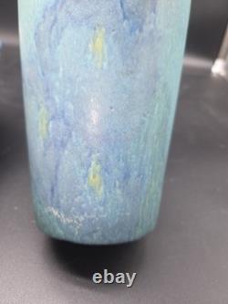 Rookwood Pottery Double Vellum Vase Sally Coyne 1930 Iris Arts Crafts Matte