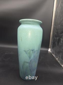 Rookwood Pottery Double Vellum Vase Sally Coyne 1930 Iris Arts Crafts Matte