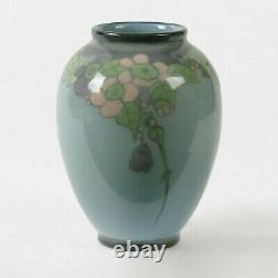 Rookwood Pottery Eliz. McDermott floral jewel porcelain vase arts & crafts 1919