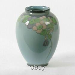 Rookwood Pottery Eliz. McDermott floral jewel porcelain vase arts & crafts 1919