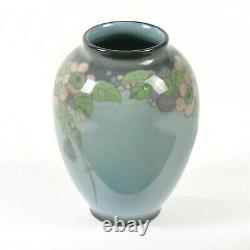 Rookwood Pottery Eliz. McDermott floral jewel porcelain vase arts & crafts 1919