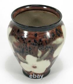 Rookwood Pottery Jens Jensen dogwood floral porcelain vase arts & crafts 1944